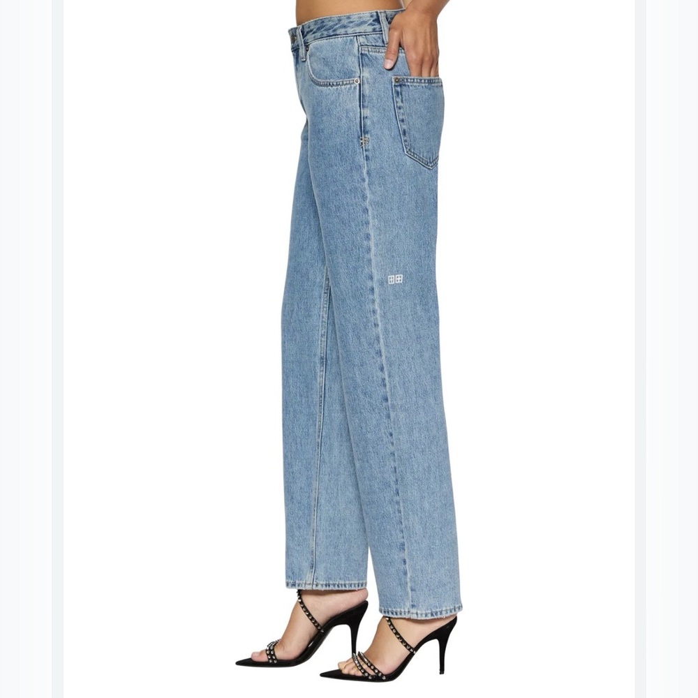 Ksubi Playback Rewerked Light Blue Straight Leg Jeans